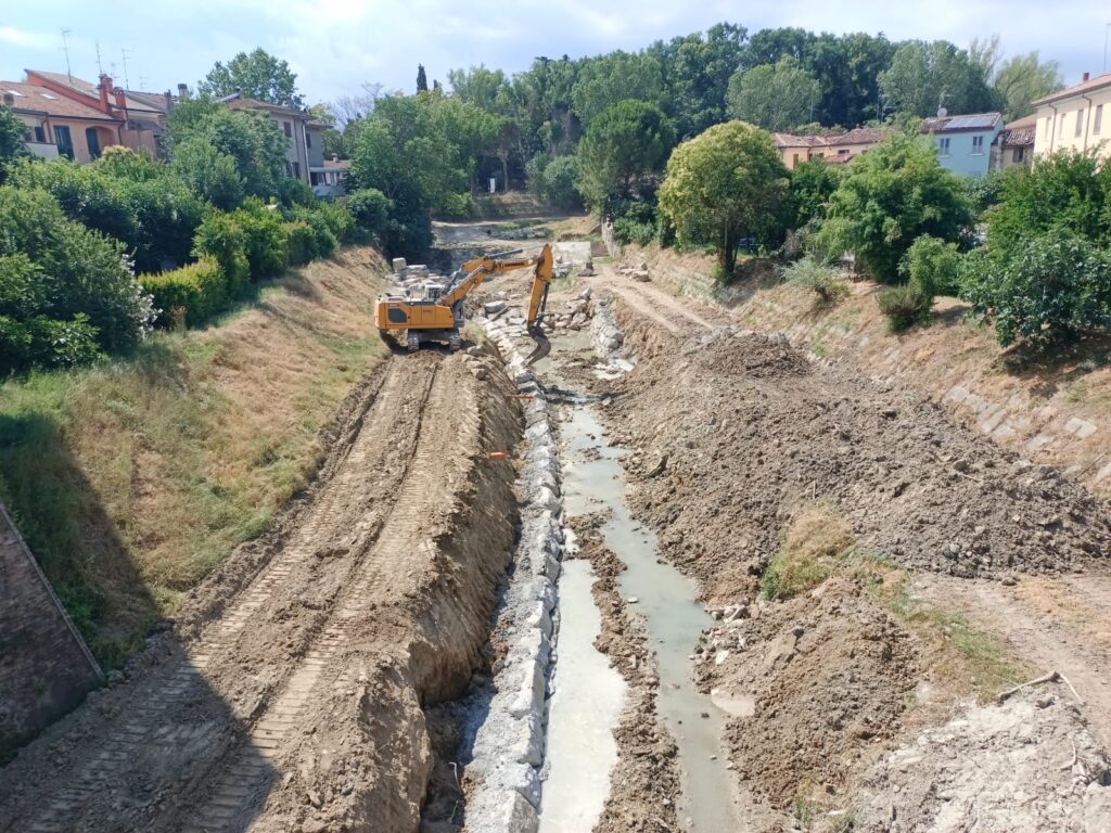 PNRR-Rubicone-Savignano-lavori-in-corso-1024x768 Alluvione, rafforzati gli argini sul fiume Rubicone